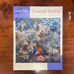 Pomegranate Joseph Stella Art Puzzle - Battle of Lights Coney Island 1000 Pieces
